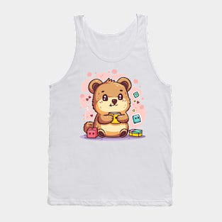 Kawaii Quokka building lego block Tank Top